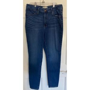 Madewell Jeans Size 31 Curvy Roadtripper Skinny High Rise Mom Jeans Denim B6